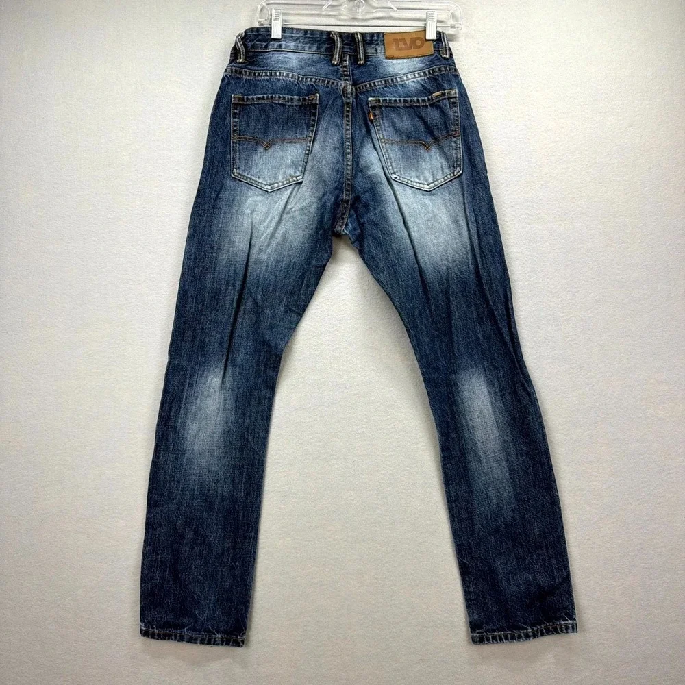 LVD‎ Live Vintage Denim Jeans Mens 32x32 Blue Pants Mid Rise Straight Button Fly